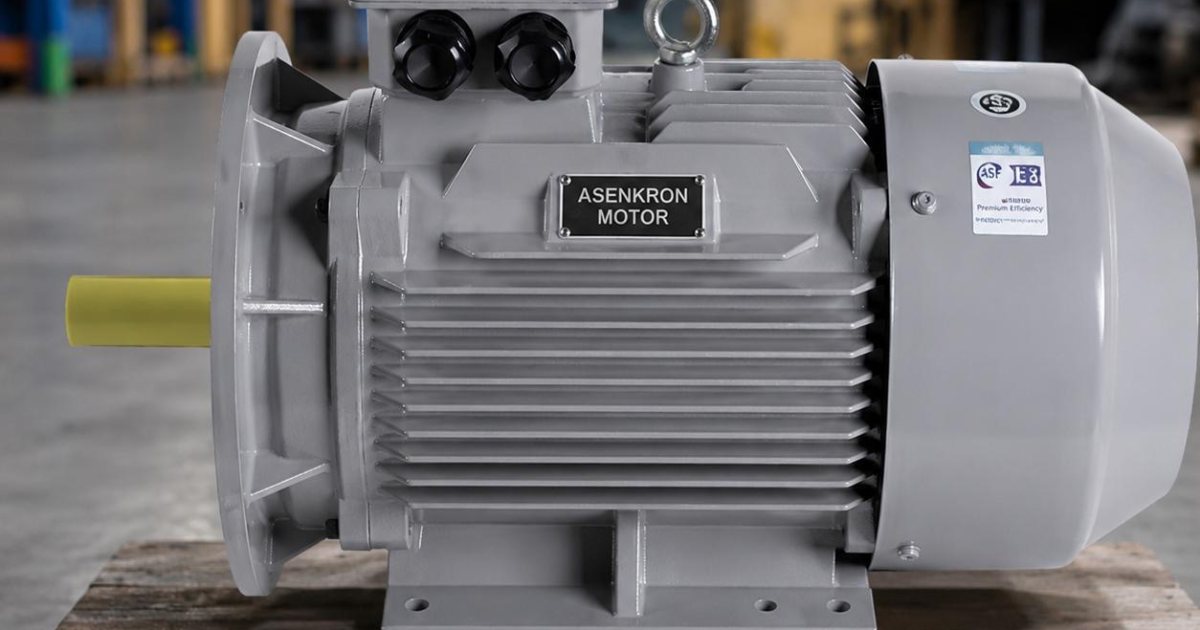 Fren düzenekli endüstriyel asenkron motor