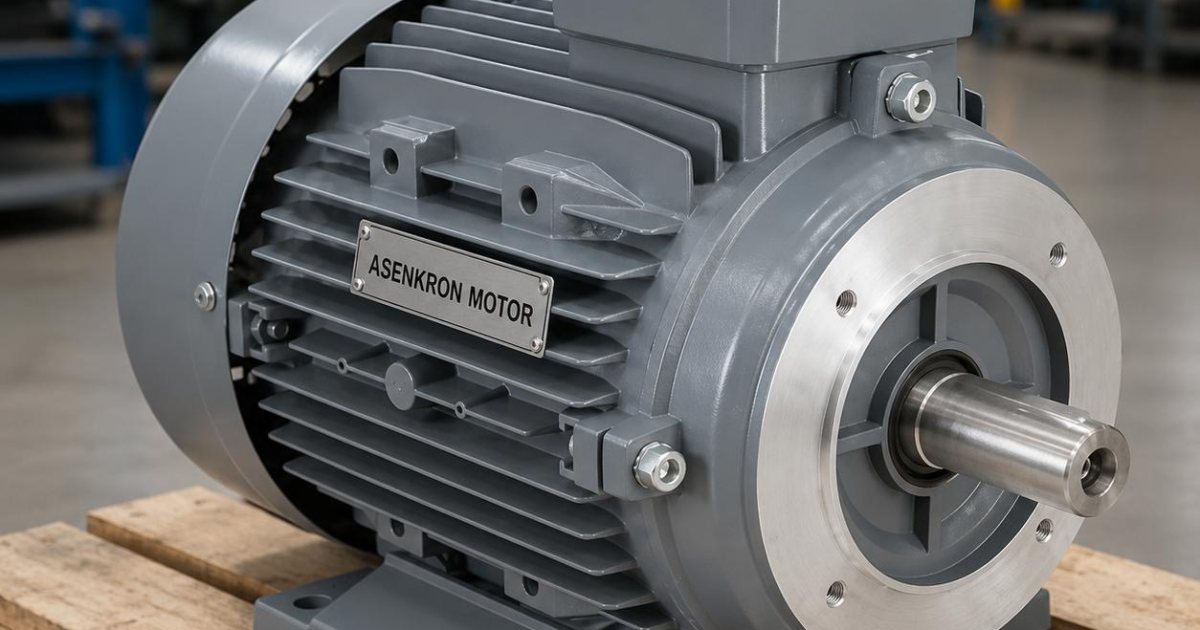 Yüksek hızda çalışabilen IE5 senkron motoru