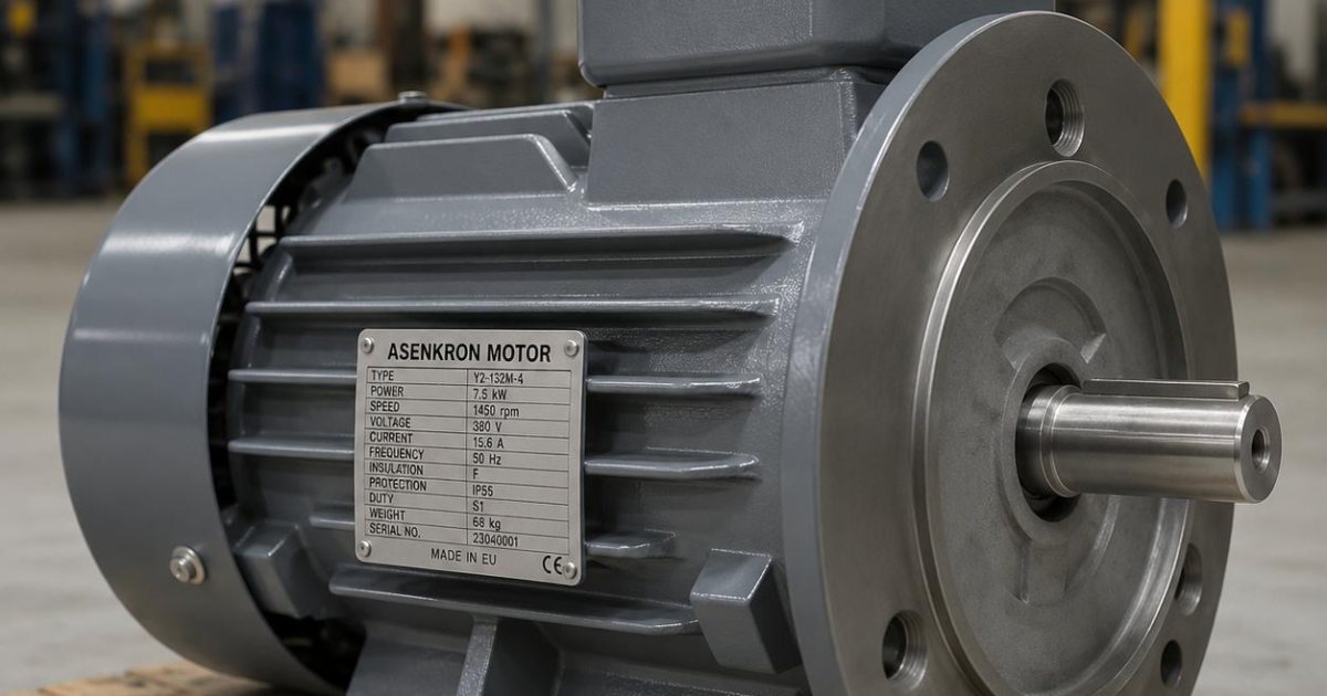 Kalkış kondansatörlü monofaze motor