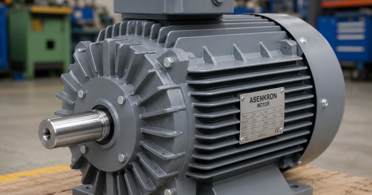 Monofaze motor kondansatörü ve etiketi